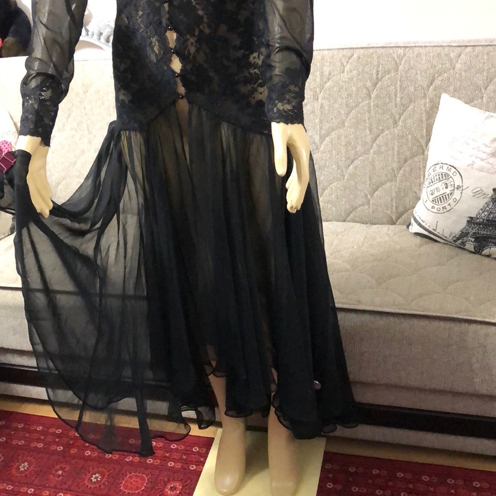 🌺🌺NATORI LACE ROBE - NIGHTGOWN SUZE S - Picture 10 of 15